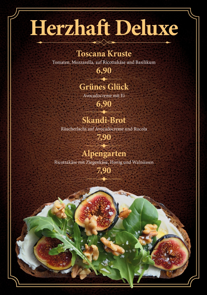 Frühstückskarte Seite 3 (Herzhaft Deluxe)
